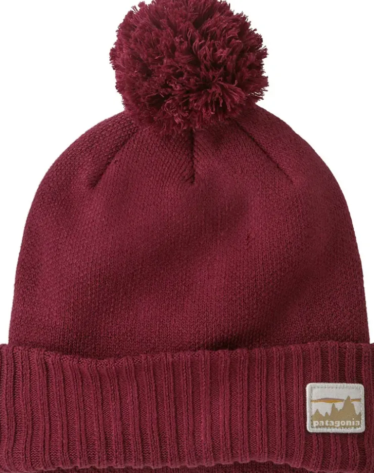 Patagonia Powder Town Beanie - 73 Skyline-Carmine Red Best