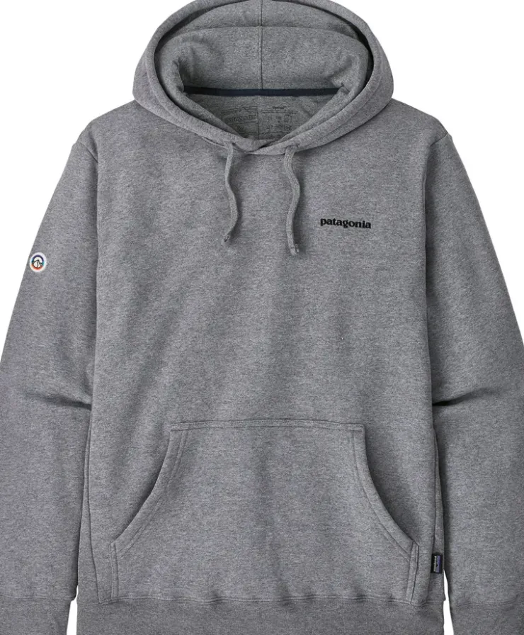 Patagonia Unisex Fitz Roy Icon Uprisal Hoody - Gravel Heather Fashion