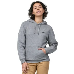 Patagonia Unisex Fitz Roy Icon Uprisal Hoody - Gravel Heather Fashion