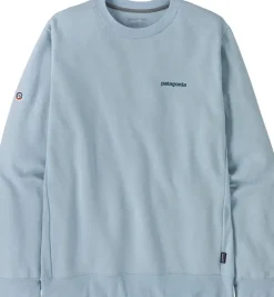 Patagonia Unisex Fitz Roy Icon Uprisal Crew Sweatshirt - Fleck Blue New