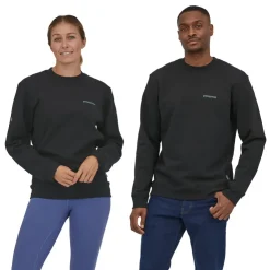 Patagonia Unisex Fitz Roy Icon Uprisal Crew Sweatshirt - Fleck Blue New