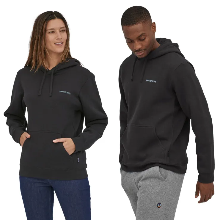 Patagonia Unisex Fitz Roy Icon Uprisal Hoody - Ink Black Hot