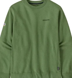 Patagonia Unisex Fitz Roy Icon Uprisal Crew Sweatshirt - Terrain Green Clearance