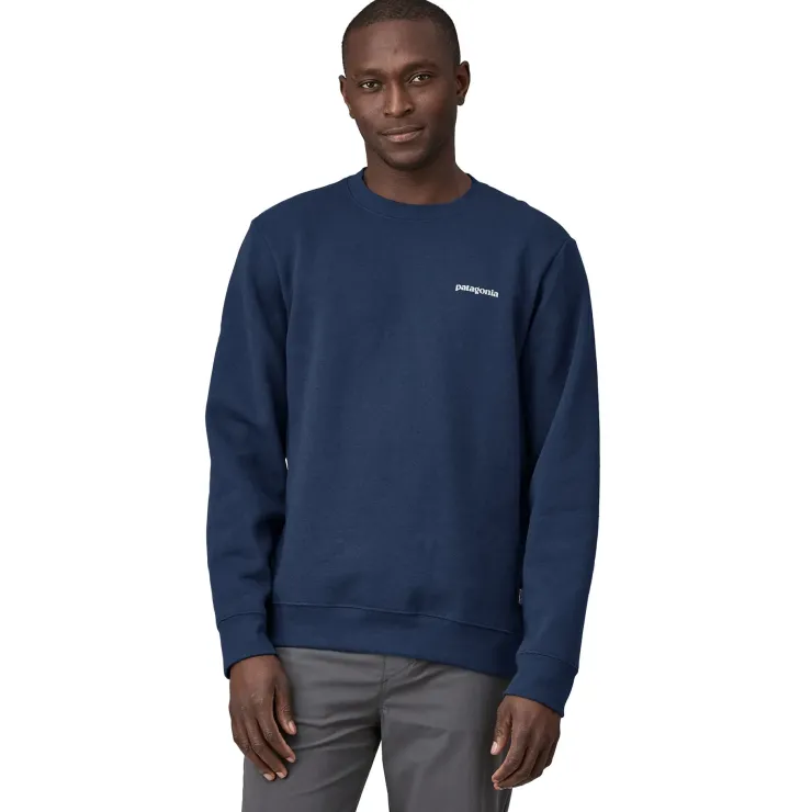 Patagonia Unisex Fitz Roy Icon Uprisal Crew Sweatshirt - Lagom Blue Outlet