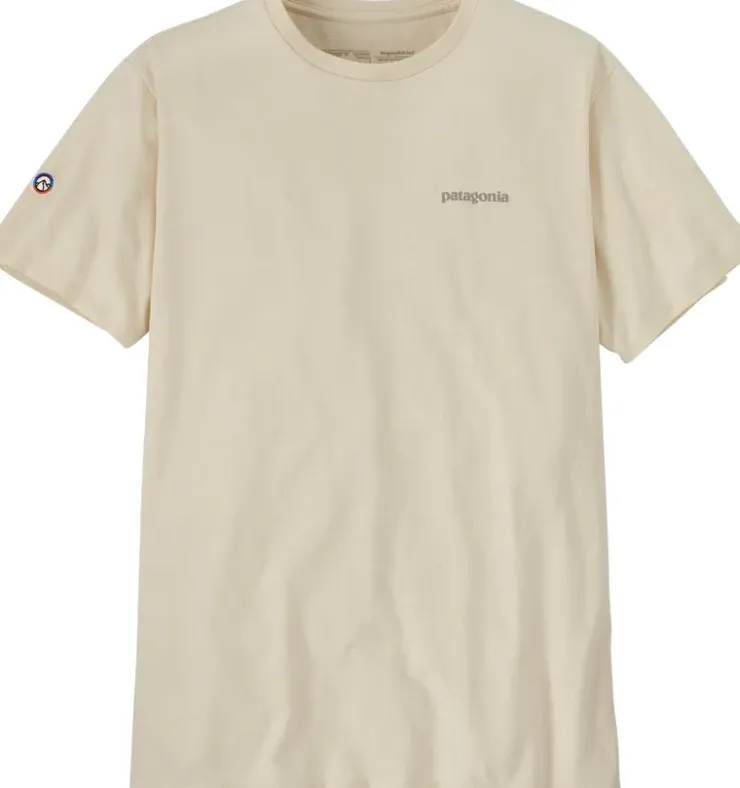 Patagonia Unisex Fitz Roy Icon Responsibili-Tee - Birch White Clearance