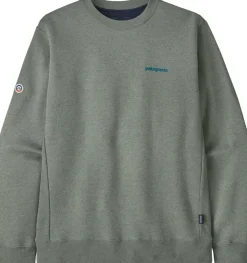 Patagonia Unisex Fitz Roy Icon Uprisal Crew Sweatshirt - Sleet Green Online