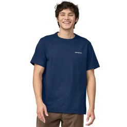 Patagonia Unisex Fitz Roy Icon Responsibili-Tee - Lagom Blue Clearance