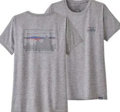 Patagonia Womens Cap Cool Daily Graphic Shirt - 73 Skyline-Feather Grey Fashion