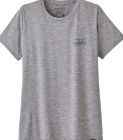 Patagonia Womens Cap Cool Daily Graphic Shirt - 73 Skyline-Feather Grey Fashion