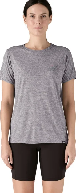 Patagonia Womens Cap Cool Daily Graphic Shirt - 73 Skyline-Feather Grey Fashion
