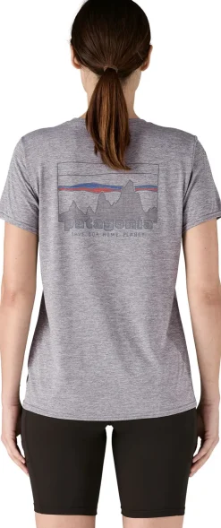 Patagonia Womens Cap Cool Daily Graphic Shirt - 73 Skyline-Feather Grey Fashion