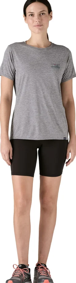 Patagonia Womens Cap Cool Daily Graphic Shirt - 73 Skyline-Feather Grey Fashion