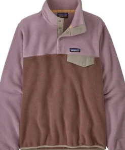 Patagonia Womens Lightweight Synchilla Snap-T Pullover - Dulse Mauve Fashion
