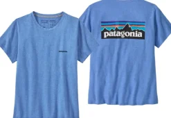 Patagonia Womens P-6 Logo Responsibili-Tee - Abundant Blue Outlet
