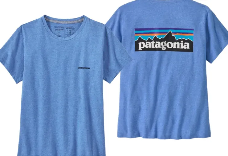 Patagonia Womens P-6 Logo Responsibili-Tee - Abundant Blue Outlet