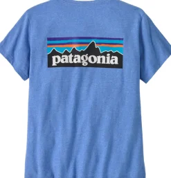 Patagonia Womens P-6 Logo Responsibili-Tee - Abundant Blue Outlet