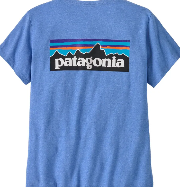 Patagonia Womens P-6 Logo Responsibili-Tee - Abundant Blue Outlet