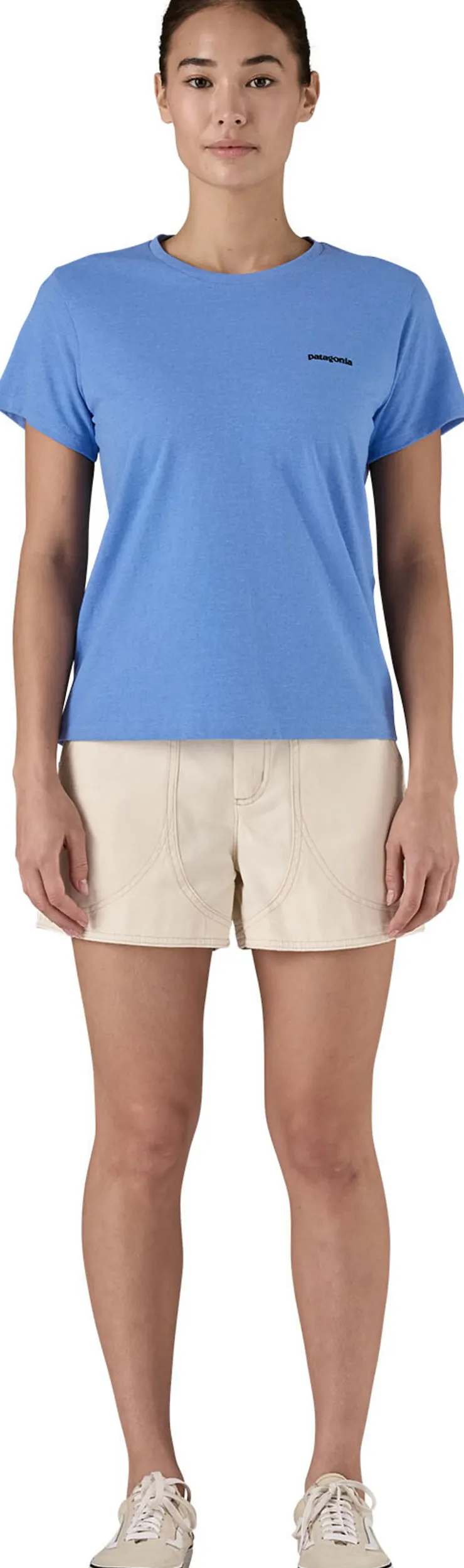 Patagonia Womens P-6 Logo Responsibili-Tee - Abundant Blue Outlet