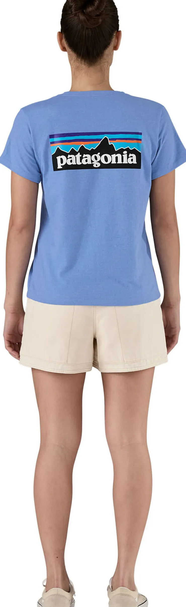 Patagonia Womens P-6 Logo Responsibili-Tee - Abundant Blue Outlet