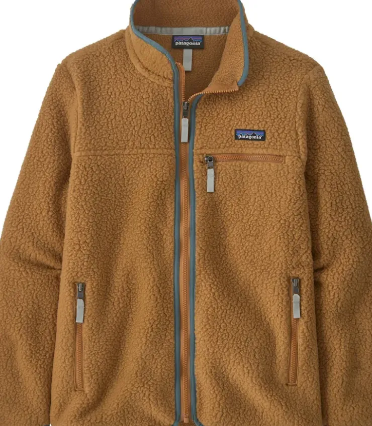 Patagonia Womens Retro Pile Jacket - Nest Brown-Nouveau Green Discount