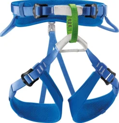 Petzl Macchu Child Harness - Blue Hot