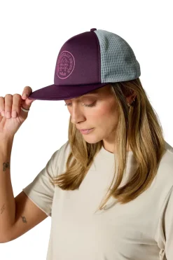 Rab Cirque Print Cap - Mulberry-Pewter New