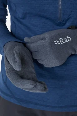 Rab Geon Gloves - Black-Steel Marl Fashion