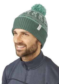 Rab Khroma Bobble Beanie - Green Slate-Glacier Blue Sale