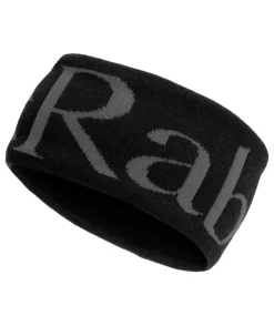 Rab Knitted Logo Headband - Anthracite Clearance