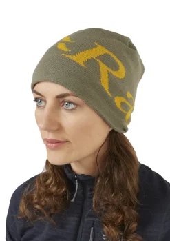 Rab Logo Beanie - Light Khaki-Sahara Best