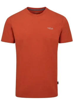 Rab Mens Basecamp 3 Peak Tee - Red Clay New