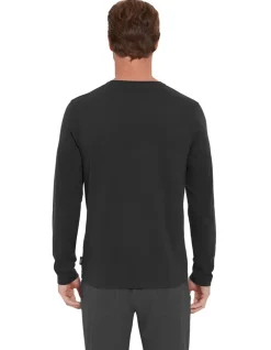 Rab Mens Basecamp Logo Badge LS Tee - Beluga New