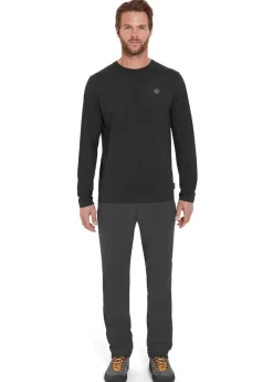 Rab Mens Basecamp Logo Badge LS Tee - Beluga New