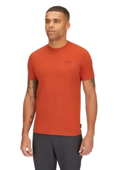 Rab Mens Basecamp Logo Tee - Red Clay Outlet