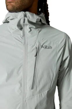 Rab Mens Borealis Alpine Hoody - Light Zinc New