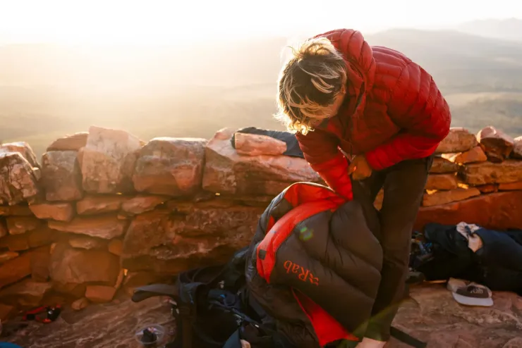 Rab Mens Cirrus Alpine Jacket - Tuscan Red-Dark Horizon Best