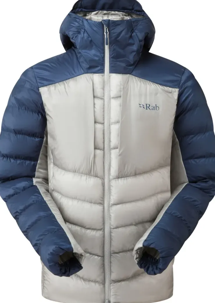 Rab Mens Cirrus Ultra Hoody - Tempest Blue-Light Zinc Hot