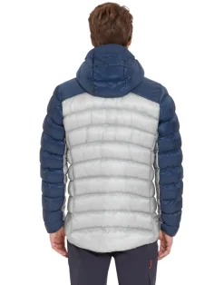 Rab Mens Cirrus Ultra Hoody - Tempest Blue-Light Zinc Hot