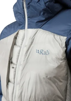 Rab Mens Cirrus Ultra Hoody - Tempest Blue-Light Zinc Hot