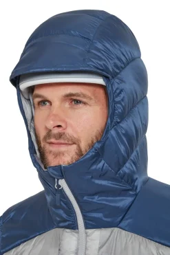 Rab Mens Cirrus Ultra Hoody - Tempest Blue-Light Zinc Hot