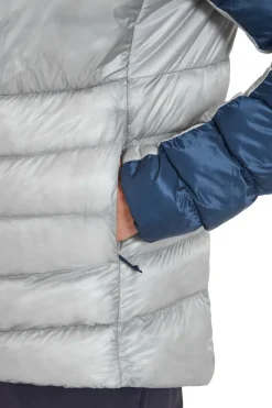 Rab Mens Cirrus Ultra Hoody - Tempest Blue-Light Zinc Hot