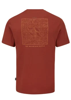 Rab Mens Crimp Elevation Tee - Tuscan Red New