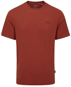 Rab Mens Crimp Elevation Tee - Tuscan Red New