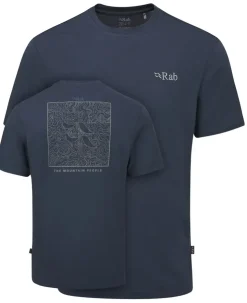 Rab Mens Crimp Elevation Tee - Tempest Blue Hot