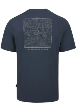 Rab Mens Crimp Elevation Tee - Tempest Blue Hot
