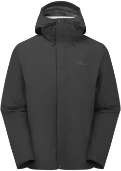 Rab Mens Downpour Jacket - Black Fashion