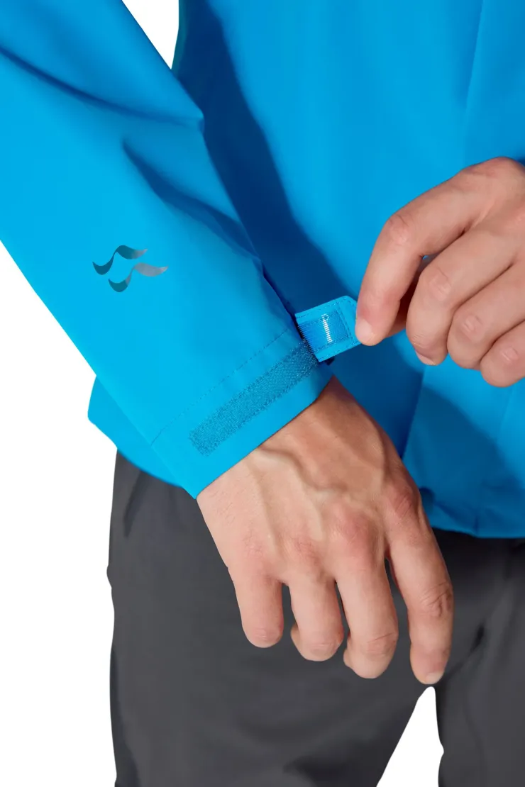 Rab Mens Downpour Jacket - Maya Blue Hot
