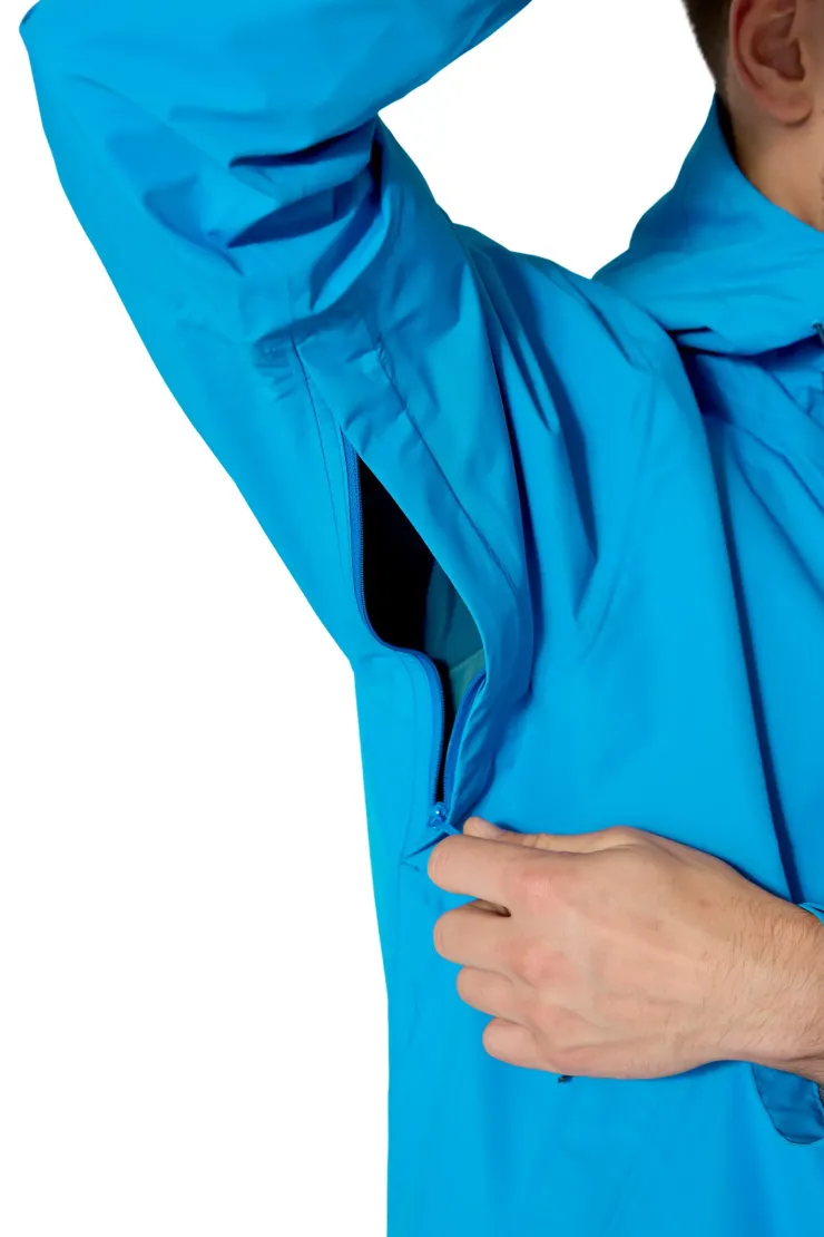 Rab Mens Downpour Jacket - Maya Blue Hot