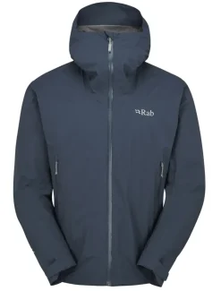 Rab Mens Downpour Light Jacket - Tempest Blue Discount