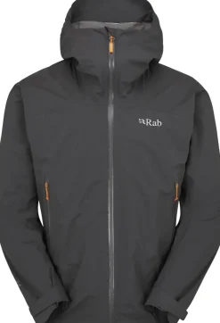 Rab Mens Downpour Light Jacket - Anthracite Fashion